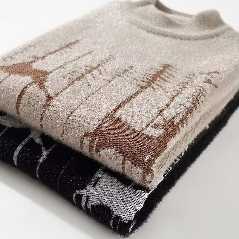 Pullover mit halbem stehkragen | ideal für kühlere jahreszeiten